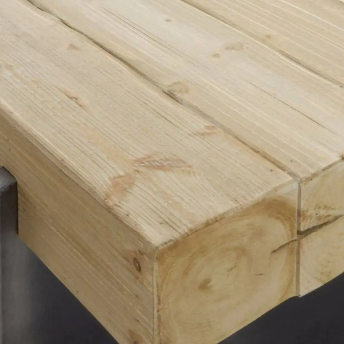 Mesa de comedor Chapada en Abeto para 6 personas GABAR 10933