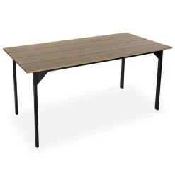 Mesa de Comedor con Patas de color Negro COLLINS