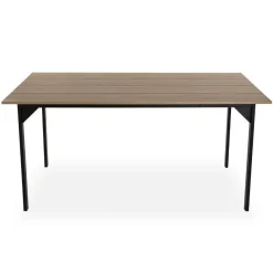 Mesa de Comedor con Patas de color Negro COLLINS