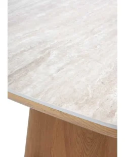 Mesa de Comedor Cuadrada de Madera-Cerámica GABAR 11420