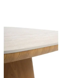 Mesa de Comedor Cuadrada de Madera-Cerámica GABAR 11420