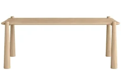 Mesa de Comedor de Madera de Acacia 180x90 cm MB-226690