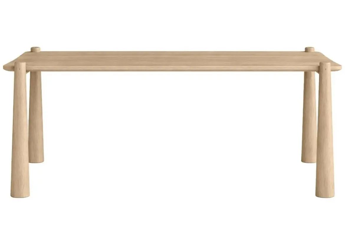 Mesa de Comedor de Madera de Acacia 180x90 cm MB-226690