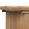 Mesa de Comedor de Madera de Teca 250 cm Natural MB-221789