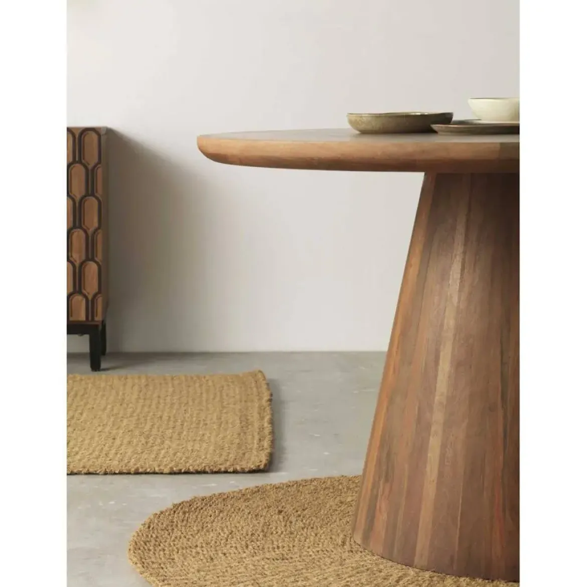 Mesa de Comedor de Madera Natural de Jambul GABAR 10697