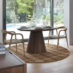 Mesa de Comedor de Madera Natural de Jambul GABAR 10697