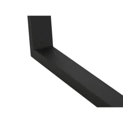 Mesa de Comedor de Metal y Piedra Sintetizada Color Blanco y Negro MB-208952