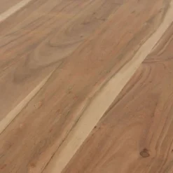 Mesa de comedor de 180x90 cm en madera maciza de acacia color natural GABAR 10833