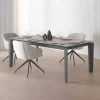 Mesa de Comedor Extensible Cerámica Fior di Bosco Negra GABAR 11605