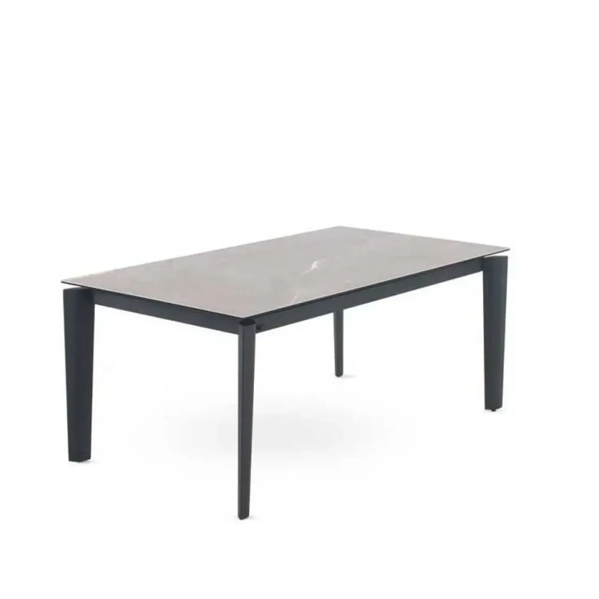 Mesa de Comedor Extensible Cerámica Fior di Bosco Negra GABAR 11605