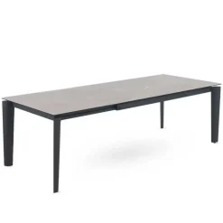 Mesa de Comedor Extensible Cerámica Fior di Bosco Negra GABAR 11605