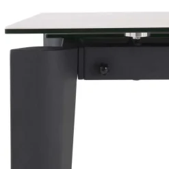 Mesa de Comedor Extensible Cerámica Fior di Bosco Negra GABAR 11605