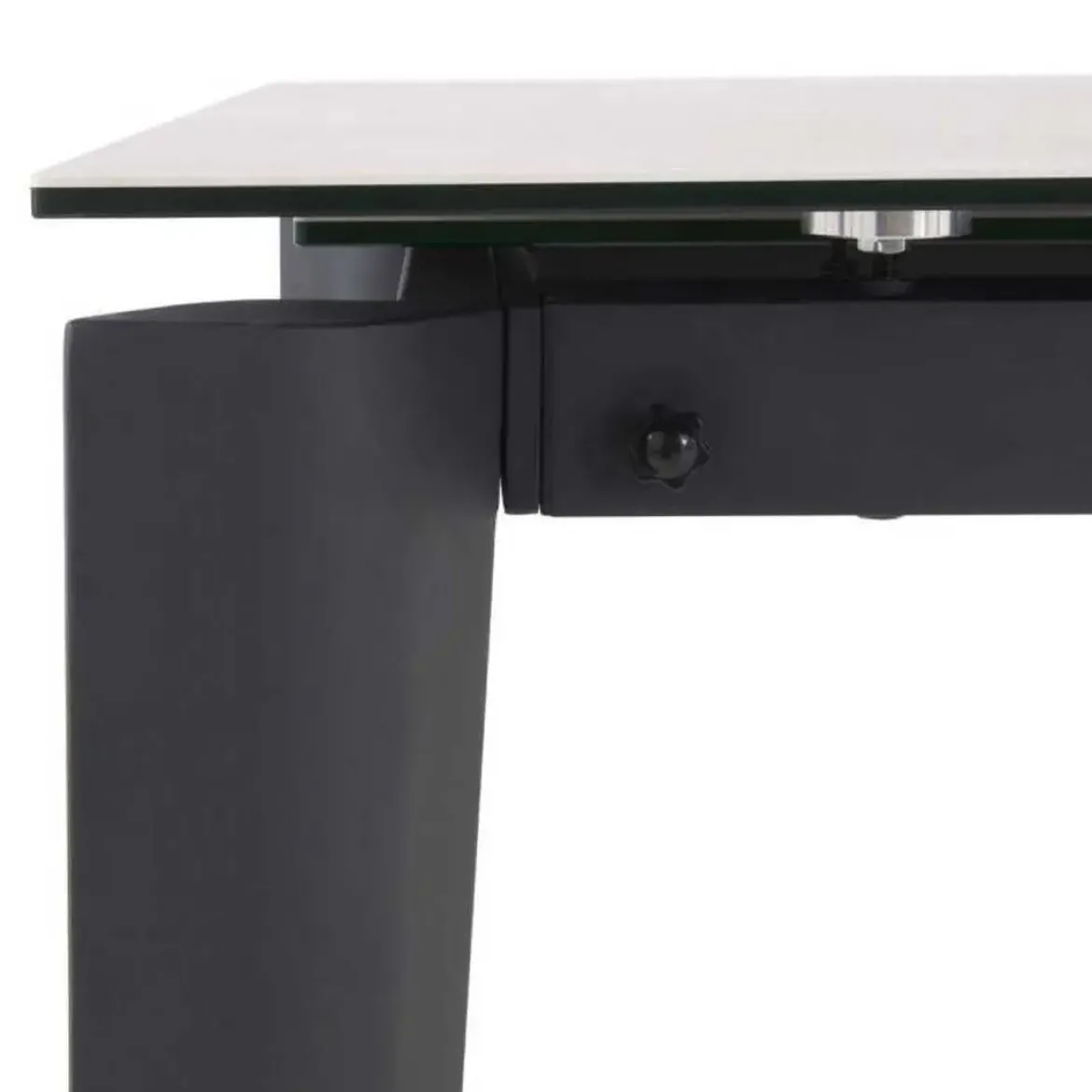 Mesa de Comedor Extensible Cerámica Fior di Bosco Negra GABAR 11605