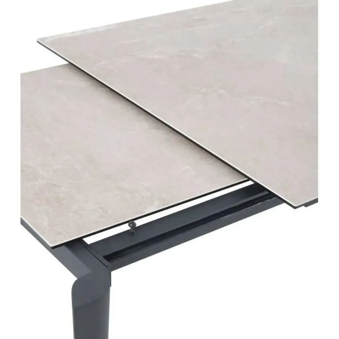 Mesa de Comedor Extensible Cerámica Fior di Bosco Negra GABAR 11605