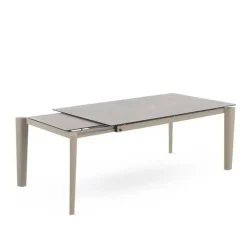 Mesa de Comedor Extensible Cerámica Fior di Bosco Topo GABAR 11604