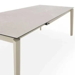 Mesa de Comedor Extensible Cerámica Fior di Bosco Topo GABAR 11604