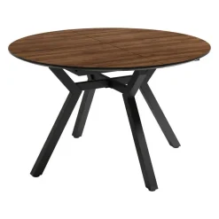 Mesa de Comedor Extensible 100 cm con Estructura Metálica CANTÁBRICO