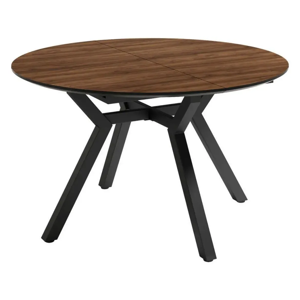 Mesa de Comedor Extensible 100 cm con Estructura Metálica CANTÁBRICO