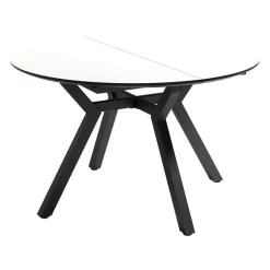 Mesa de Comedor Extensible 100 cm con Estructura Metálica CANTÁBRICO