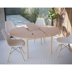 Mesa de Comedor Extensible 130-165 cm CALASETTA L11