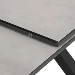 Mesa de Comedor Extensible con Patas de Aluminio 61157