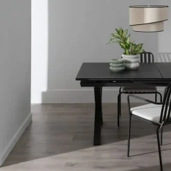 Mesa de Comedor Extensible con Patas de Aluminio 61157