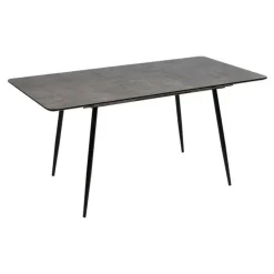 Mesa de Comedor Extensible con Patas de Hierro 61180