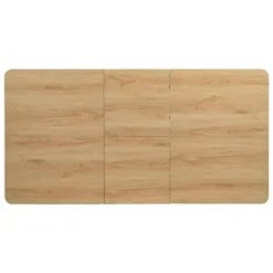 Mesa de Comedor Extensible con Patas de Hierro 61180