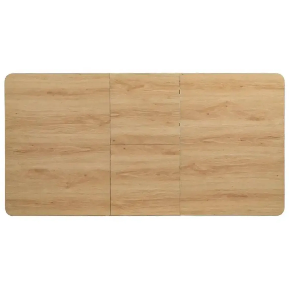 Mesa de Comedor Extensible con Patas de Hierro 61180