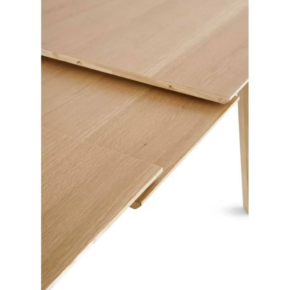 Mesa de Comedor Extensible con Patas de Hevea y Roble GABAR 11435