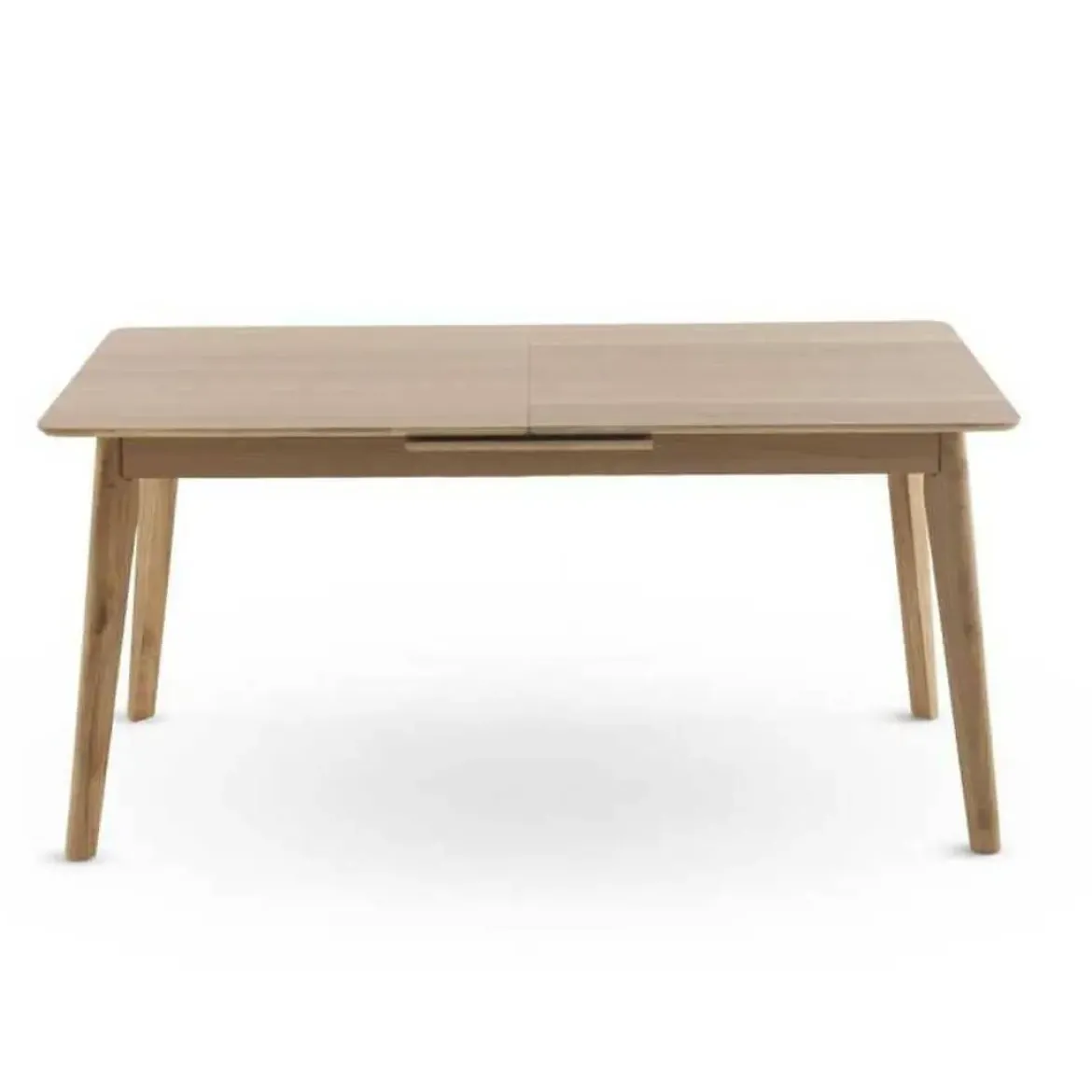Mesa de Comedor Extensible con Patas de Hevea y Roble GABAR 11435