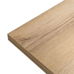 Mesa de Comedor Extensible con Patas de Hierro Rectangulares 61214