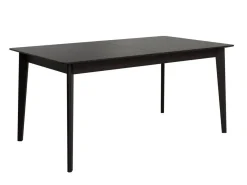 Mesa de Comedor Extensible de Madera Roble y Sobre Biselado de 25 mm 160-200 cm AURA