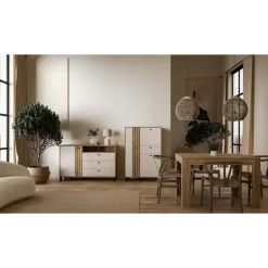 Mesa de Comedor Extensible en Roble Mauvella KILLARNEY TMST142-D108