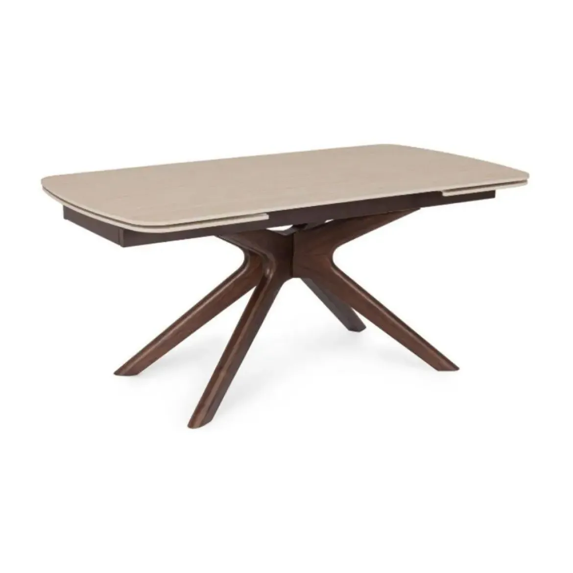 Mesa de Comedor Extensible en Gres Travertino 0731298