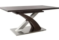 Mesa de Comedor Extensible MDF y Acero 160-220 cm MB-178116