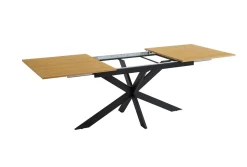 Mesa de Comedor Extensible MDF Negro KELLER