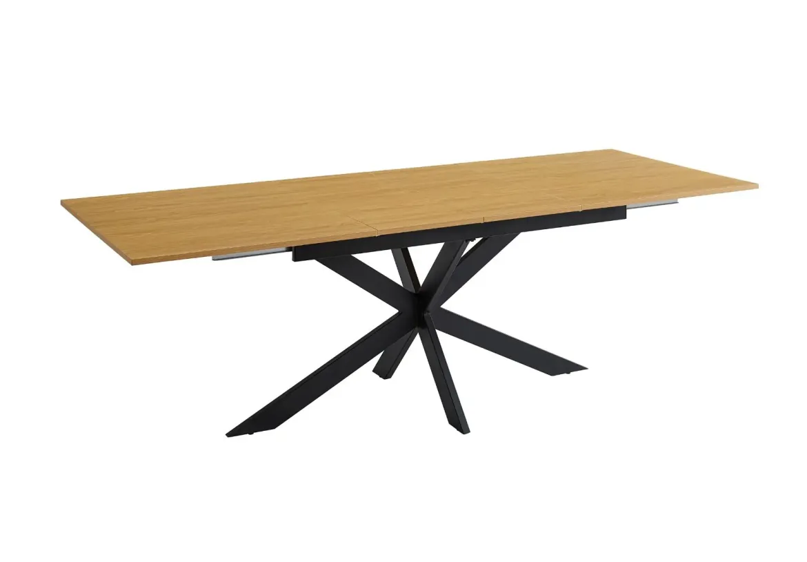 Mesa de Comedor Extensible MDF Negro KELLER