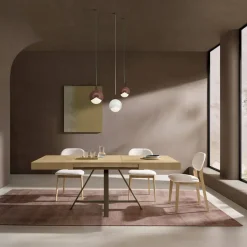 Mesa de Comedor Extensible 140x90 Tapa Melamina OLIMPO