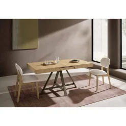 Mesa de Comedor Extensible 140x90 Tapa Melamina OLIMPO
