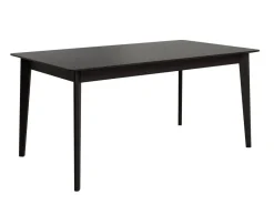 Mesa de Comedor Fija de Madera Roble y Sobre Biselado de 25 mm 180 cm AURA