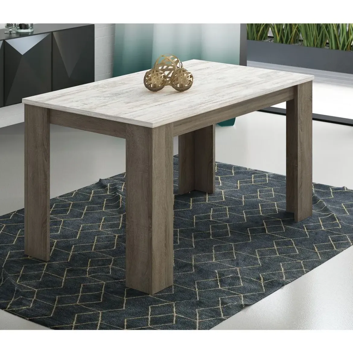 Mesa de Comedor Fija de 140x75 cm Modelo BERTA