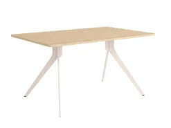 Mesa de Comedor MarfilFija de 140 cm metal-Melamina ISEO