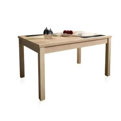 Mesa de comedor modelo LARA de 140x90 cm Extensible