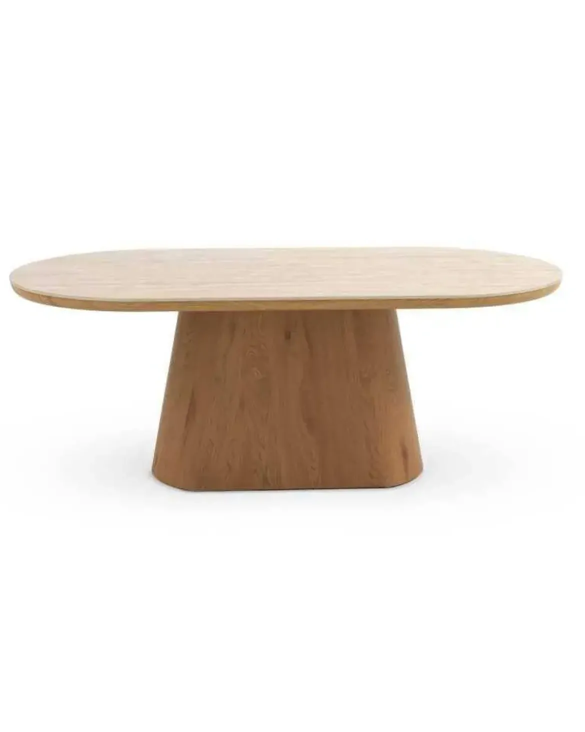 Mesa de Comedor Ovalada de Madera-Cerámica GABAR 11418