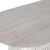 Mesa de Comedor Ovalada de Madera Mindi 180 cm MB-212023