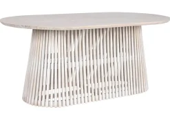 Mesa de Comedor Ovalada de Madera Mindi 180 cm MB-212023
