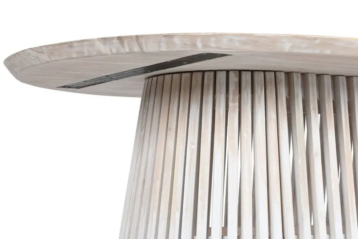 Mesa de Comedor Ovalada de Madera Mindi 180 cm MB-212023