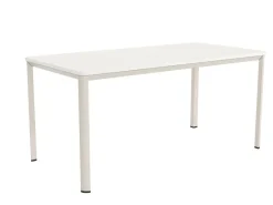 Mesa de Comedor Patas Marfil Fija de 120 cm metal-Melamina ONEA