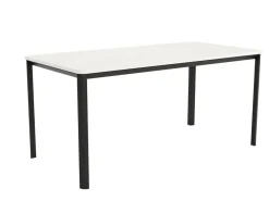 Mesa de Comedor Patas Negras Fija de 120 cm metal-Melamina ONEA